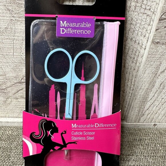 Measurable Difference Cuticle Scissors and Curved Nail Clippers Stainless Steel - Picture 5 of 6